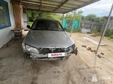 Nissan, Sunny, 1600, 105, бензин, седан, автомат, передний привод, среднее состояние, левый, серебряный, 190 000 ₽